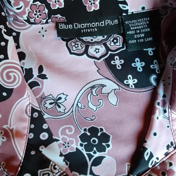 Blue diamond 20w blouse - Picture 4 of 4